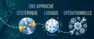 Bannière entreprise DAVIAUD SYSTÉMIE - une approche systémique (puzzle), ludique (dés, jeux), opérationnelle (clés, outils, méthodes)